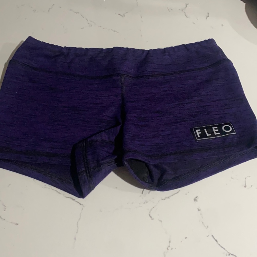 Purple FLEO shorts